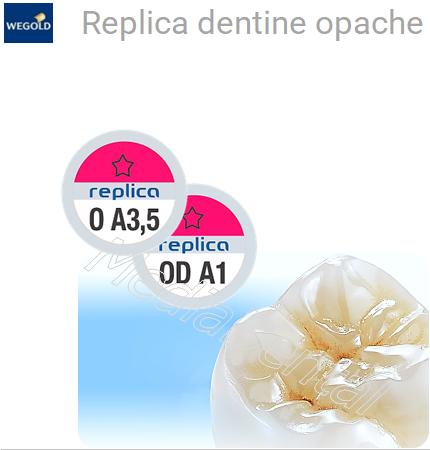 Replica dentine opache